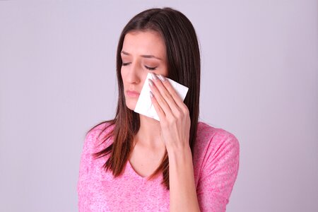 Woman crying