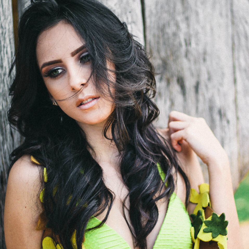 Woman girl portrait