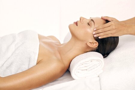 Woman massage day spa