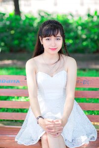 Woman girl portrait