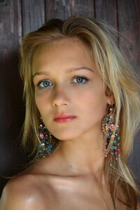 Woman girl portrait