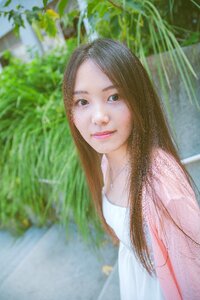 Woman girl portrait