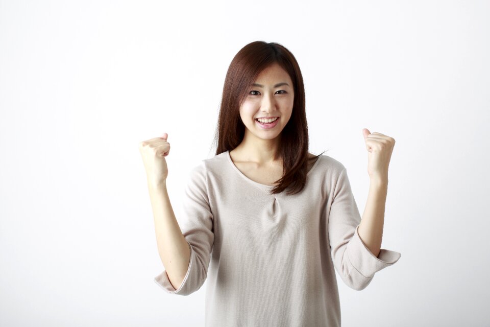 Woman girl portrait