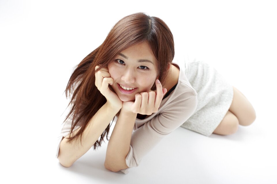 Woman girl portrait