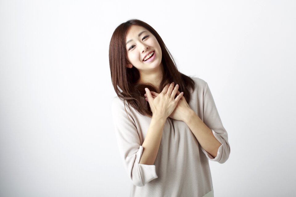 Woman girl portrait