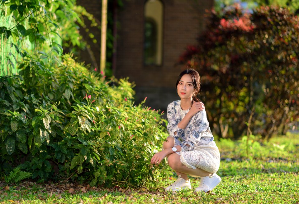 Woman girl portrait photo