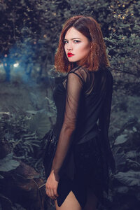 Woman girl portrait