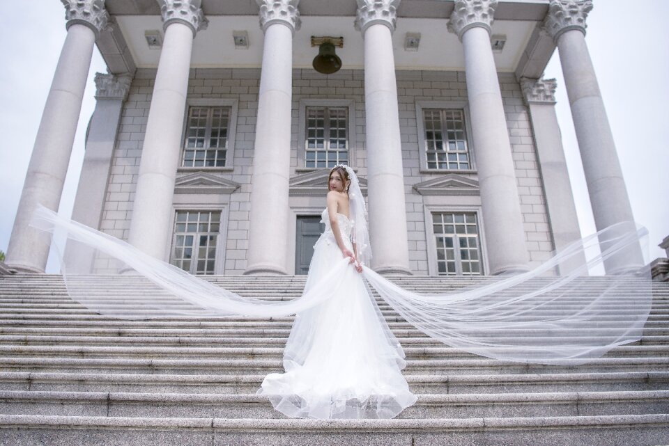 Bride wedding dress
