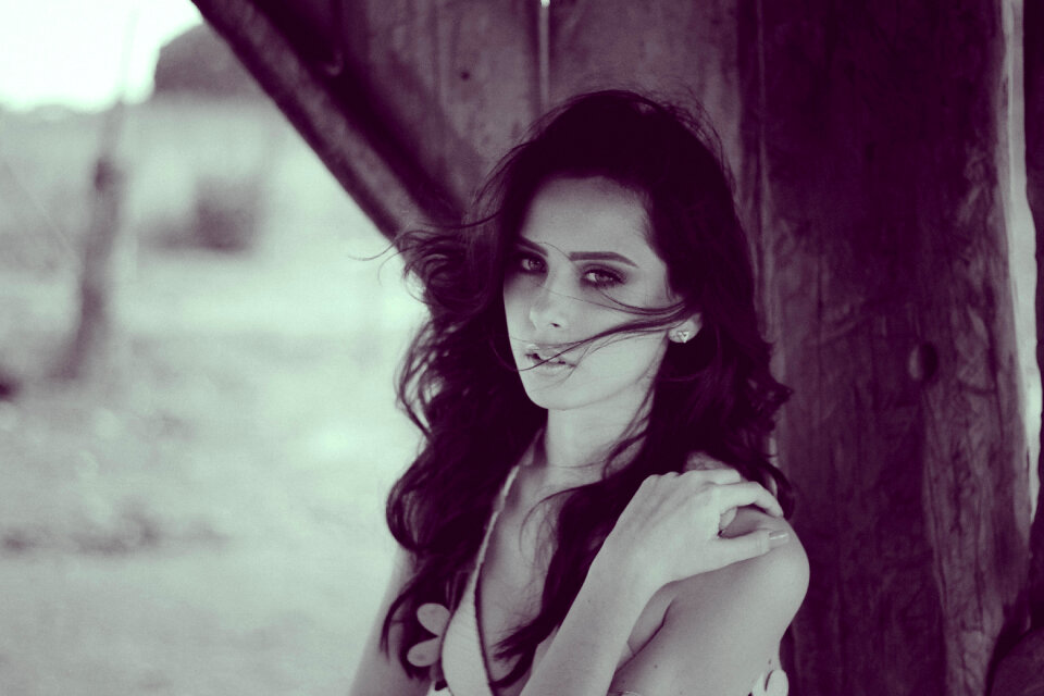 Woman girl portrait