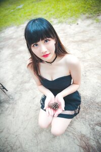 Woman girl portrait