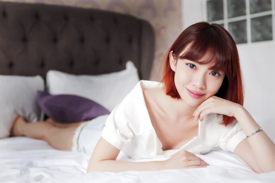 Woman girl portrait
