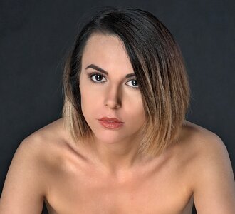 Woman girl portrait