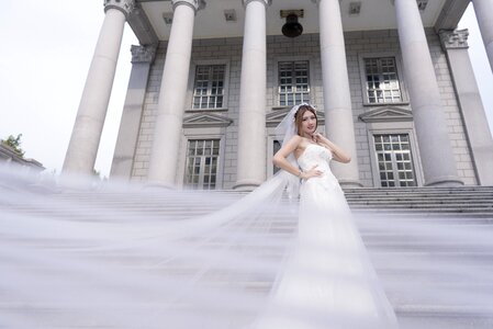 Bride wedding dress