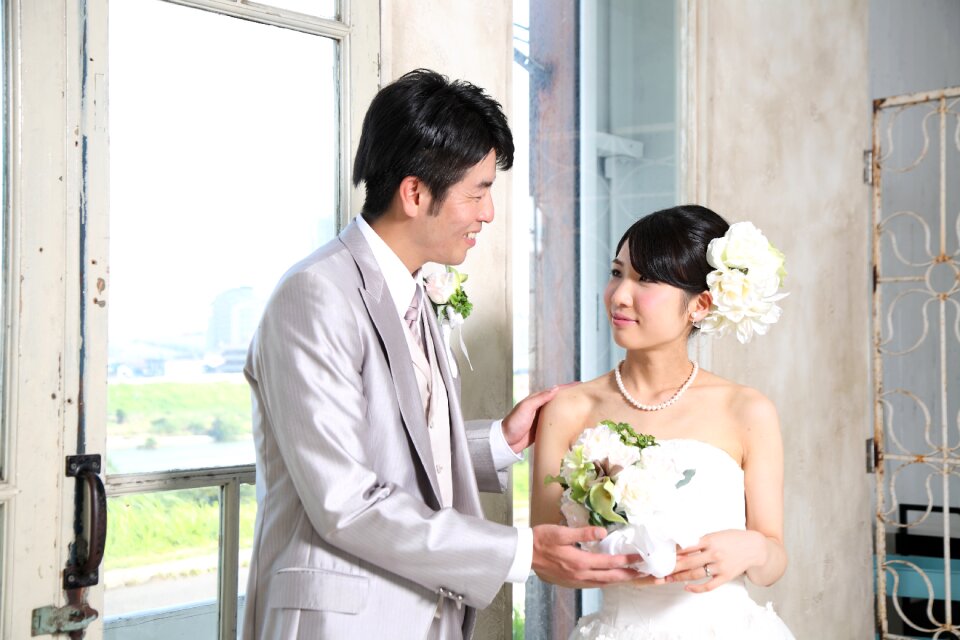 Wedding bride groom