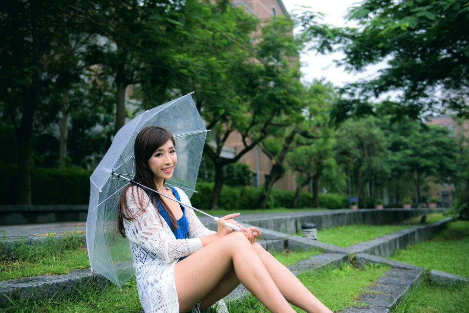 Woman girl portrait