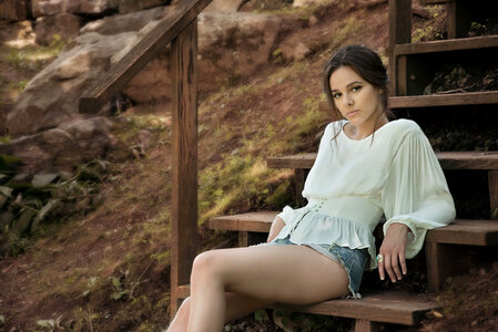 Woman girl portrait