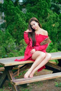 Woman girl portrait