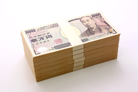 10000 yen notes photo