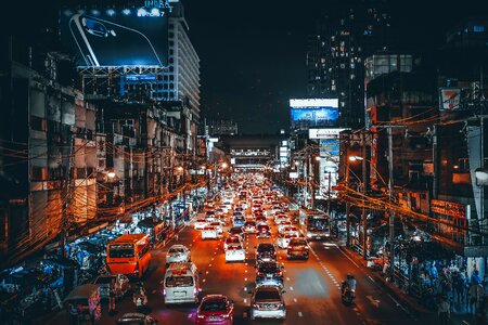 Bangkok night street photo