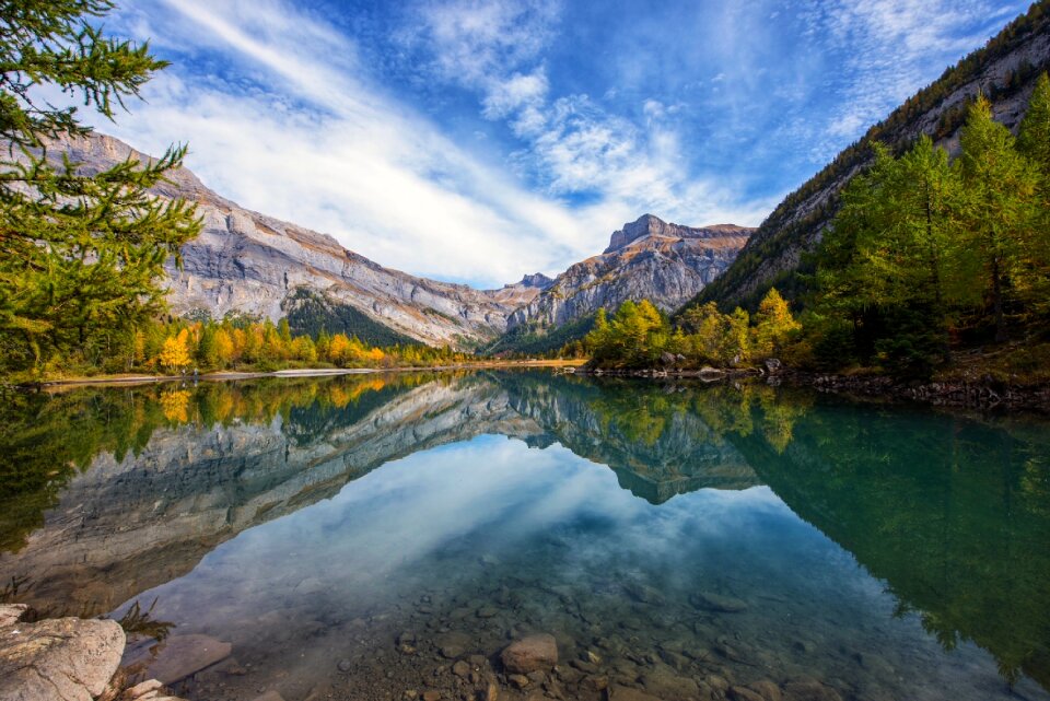 Bergsee lake mountain