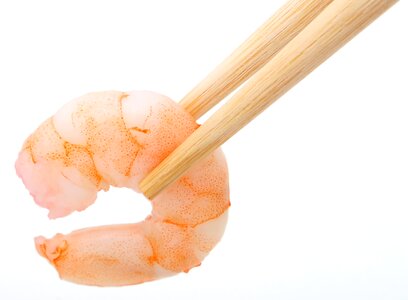 Boiled shrimp food photo