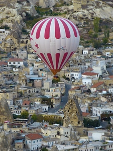 Colorful flying göreme