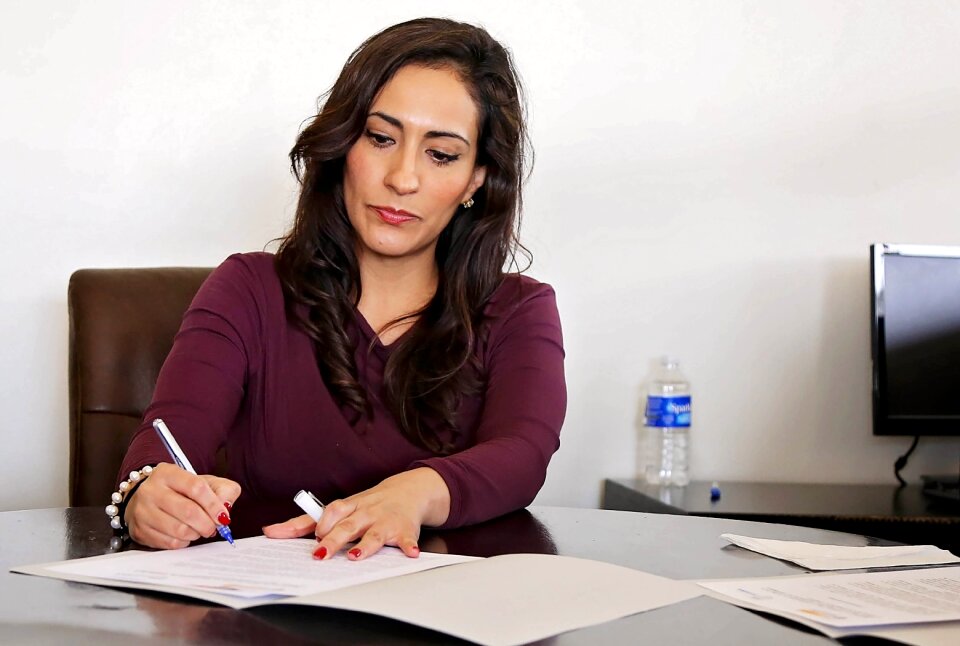 Business woman work