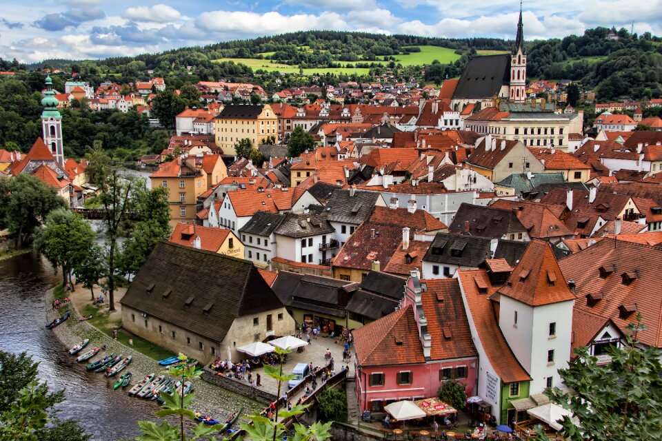 Cesky krumlov old town