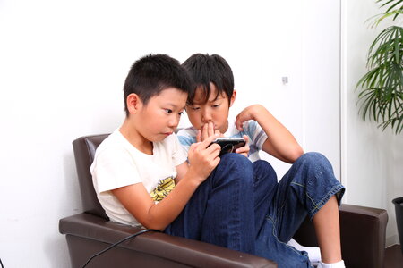 Children boys psp photo