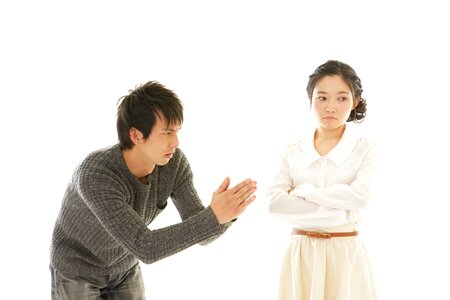 Couple apology angry