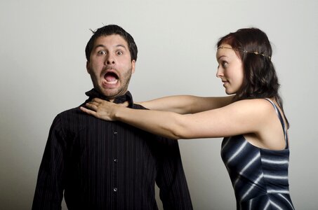 Couple fighting