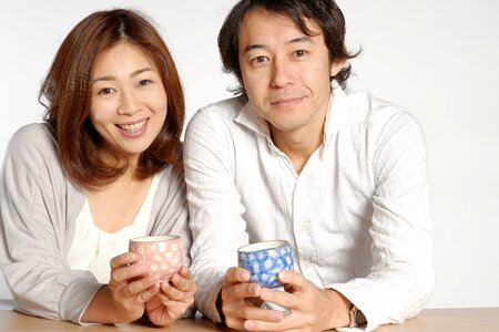 Couple tea photo