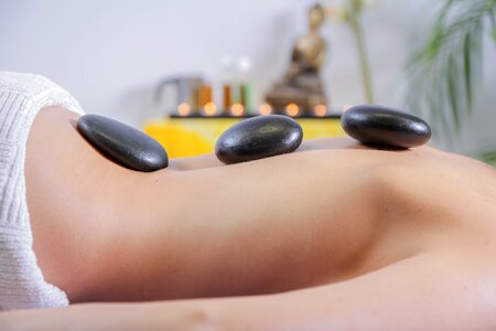 Day spa hot stone