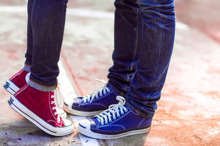 Feet couple love