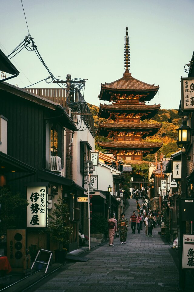 Five tier pagoda kyoto
