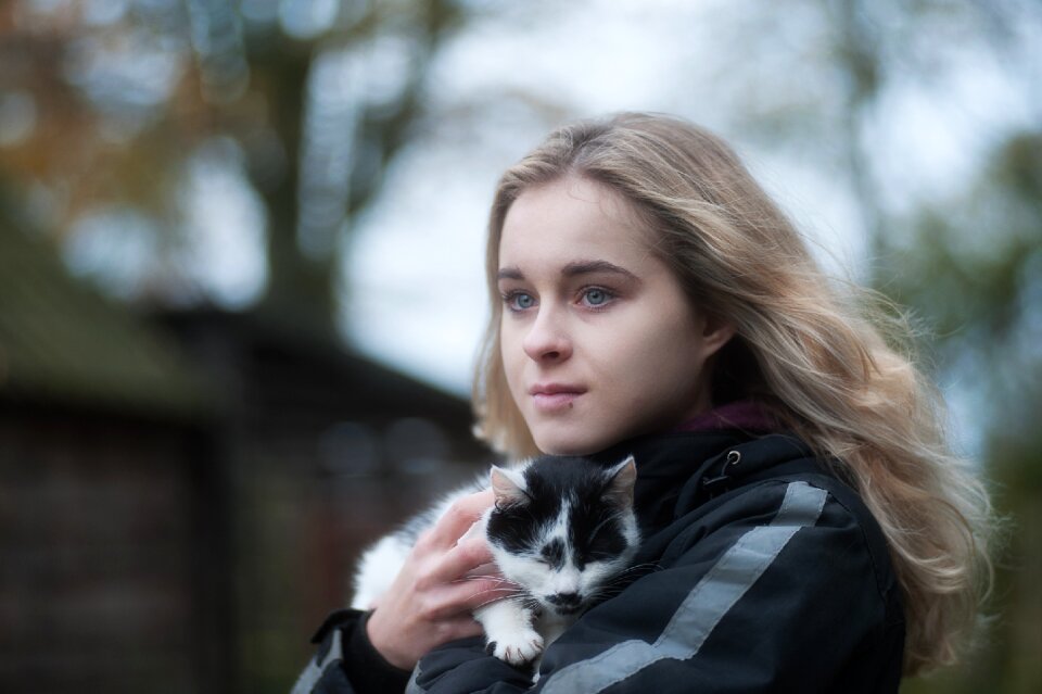 Girl cat