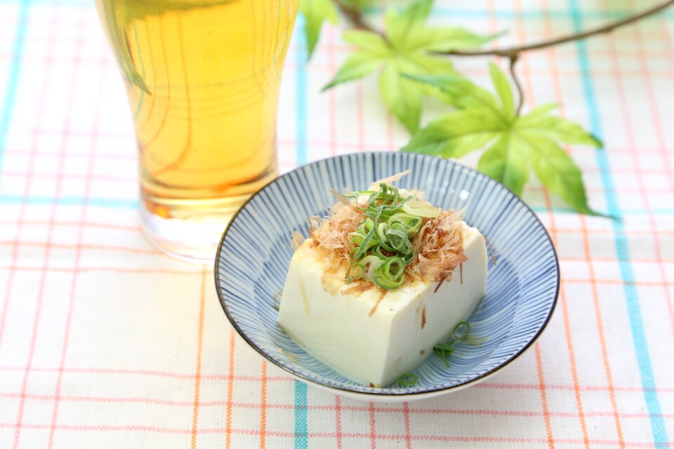 Hiyayakko tofu food