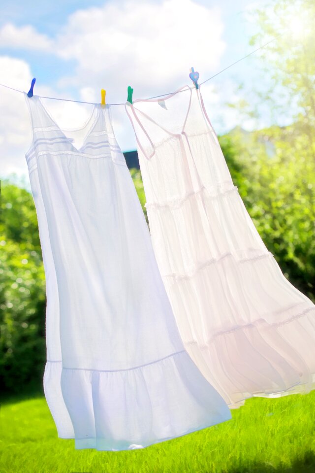 Hung laundry