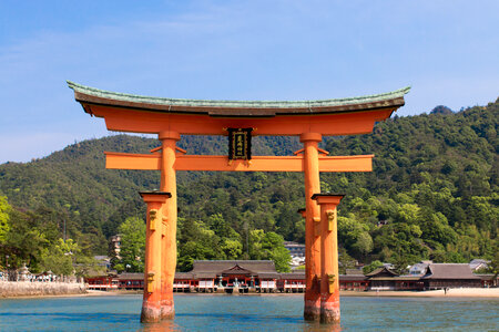 Itsukushima shrine torii gate
