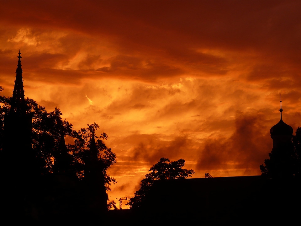 Romance love sky