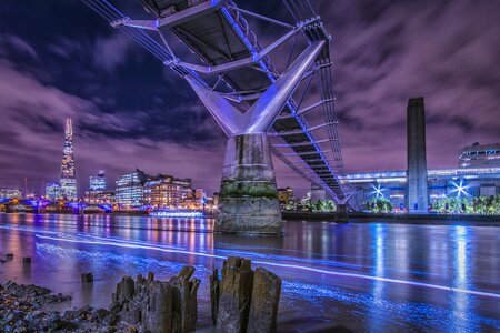 Millennium bridge london photo