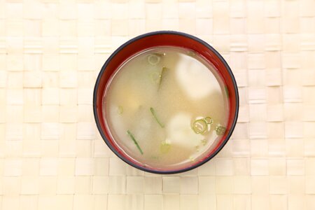Miso soup food photo