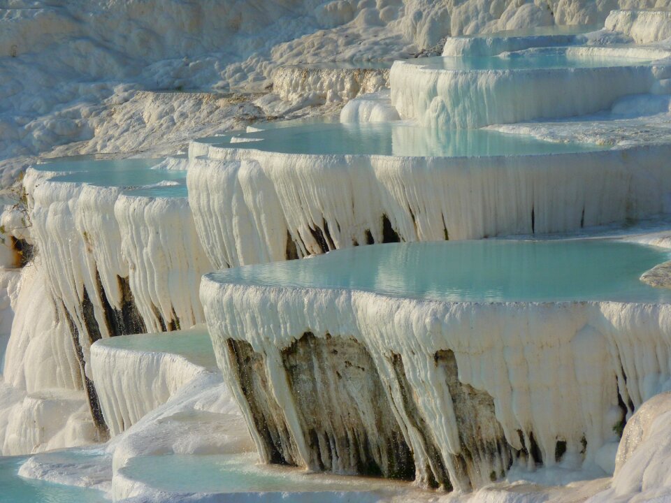 Pamukkale lime sinter terrace
