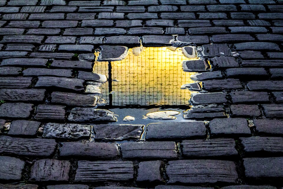 Pool stone pavement photo