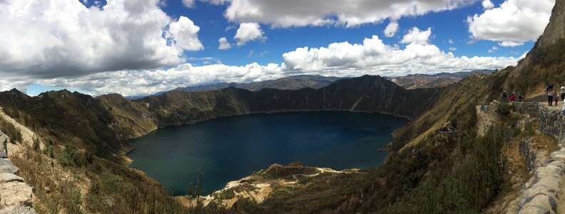 Quilotoa lake ecuador