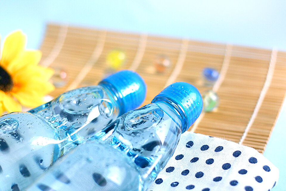 Ramune lemonade drink