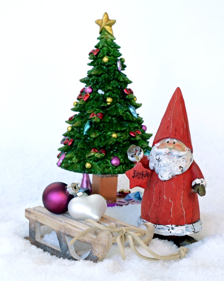 Santa claus christmas tree