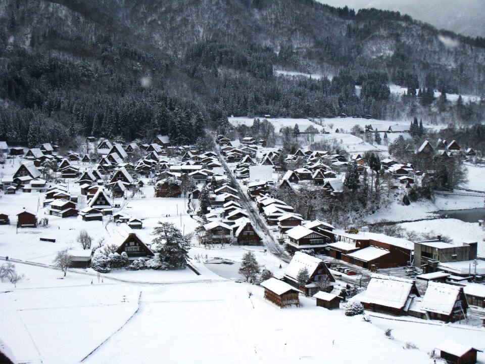 Shirakawago snow winter