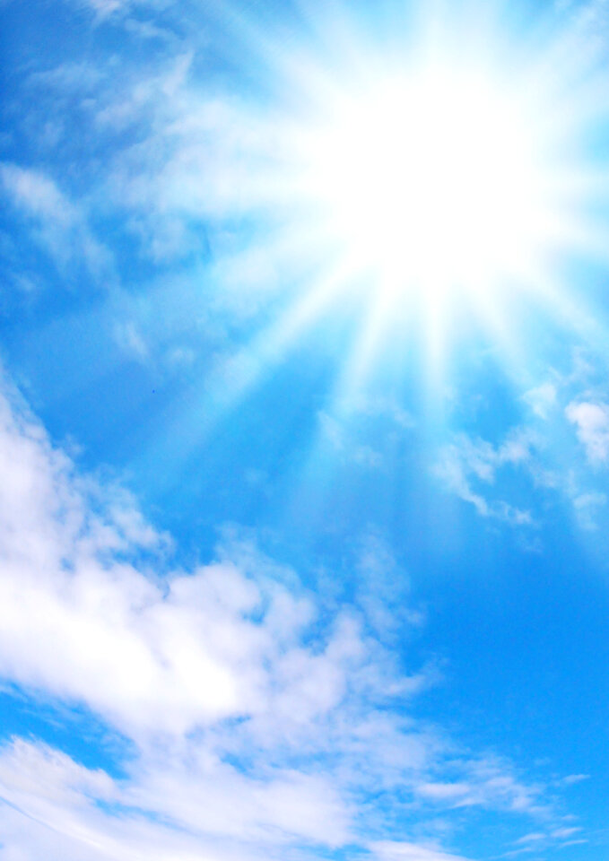 Sky sunshine clouds
