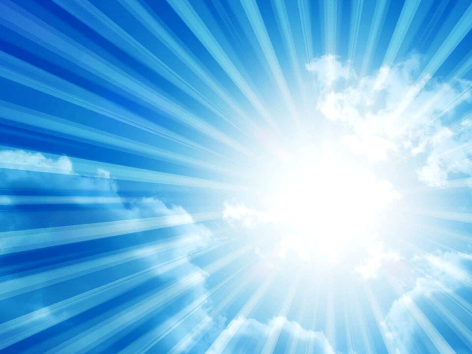 Sky sunshine sunbeam